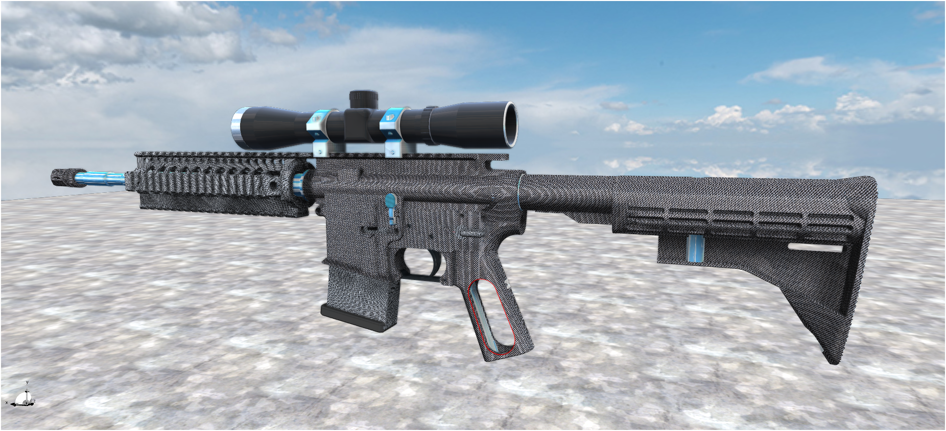 ar-15-coming螺栓锁
